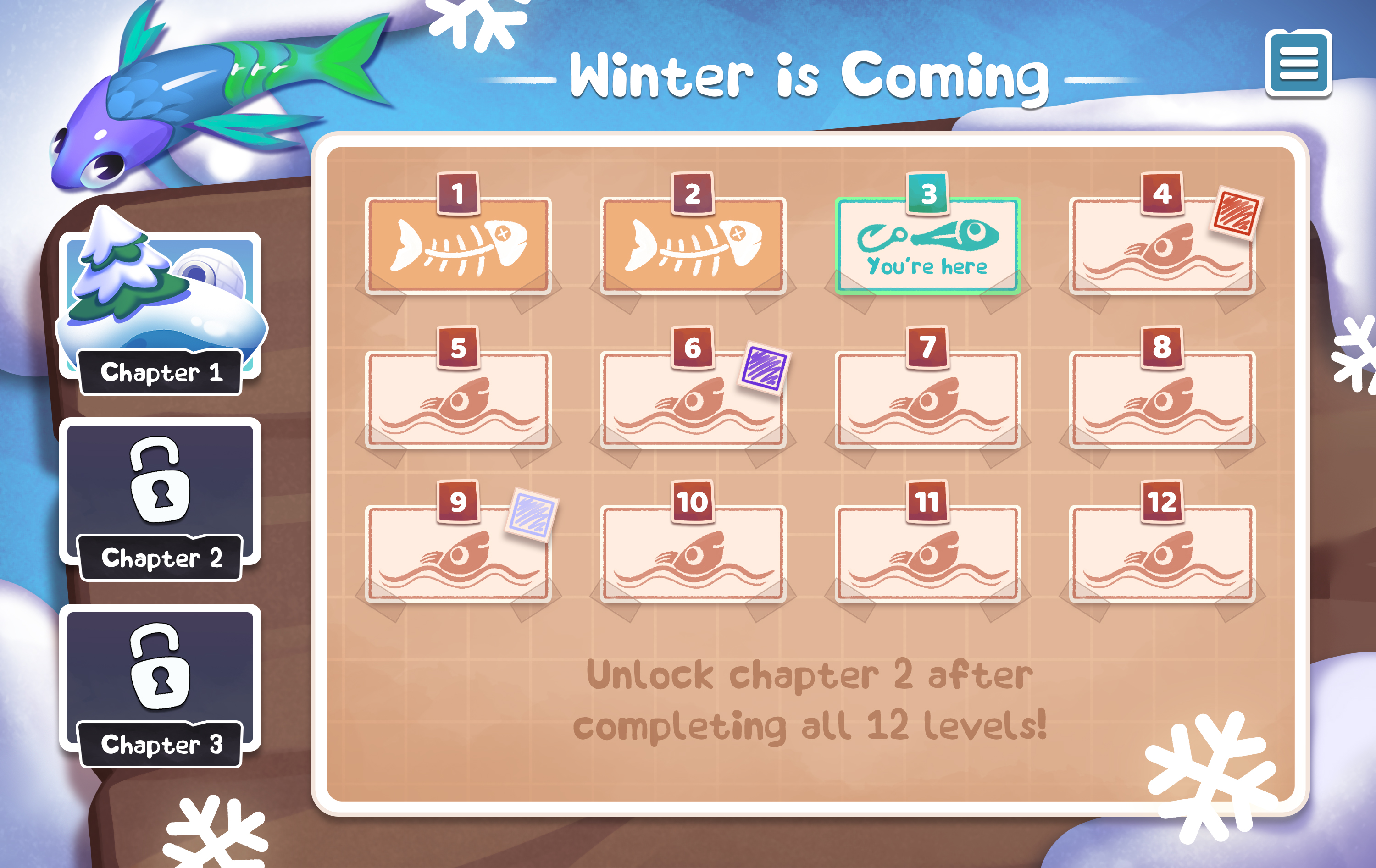 Screen UI Level Selection
